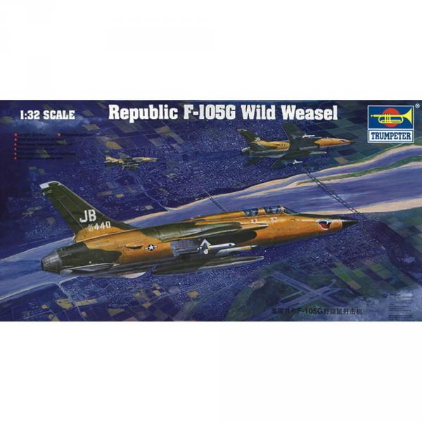 Flugzeugmodell: Republic F-105 G Wild Weasel  - Trumpeter-TR02202
