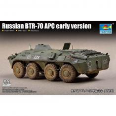 Maquette véhicule militaire : Russian BTR-70 APC (version antérieure)