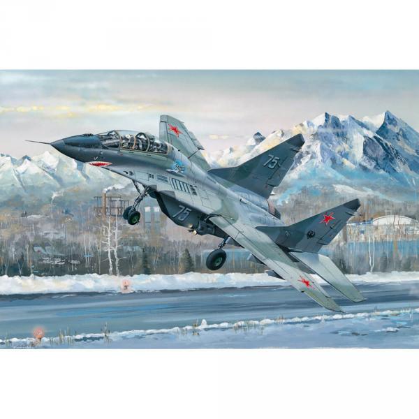 Maquette avion : Avion russe MIG-29UB Fulcrum  - Trumpeter-TR03226