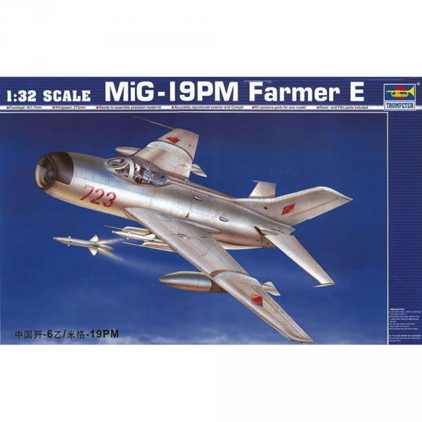 Maquette avion : MiG-19 PM Farmer E/Shenyang F-6B  - Trumpeter-TR02209