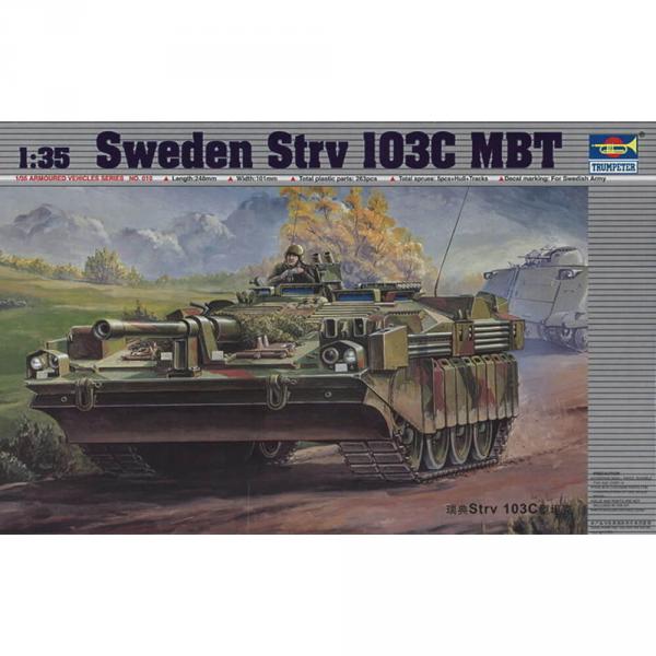 Maquette char : Char suédois Strv 103C  - Trumpeter-TR00310