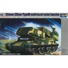 Chinesischer Raketenwerfer 122mm Typ 89 Multi-barrel Rocket Launcher- 1:35e - Trumpeter