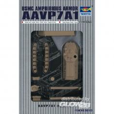 Military vehicle model: Amphibious armored vehicle AAVP7A1 
