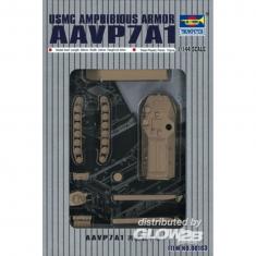 Maqueta de vehículo militar: Vehículo blindado anfibio AAVP7A1 