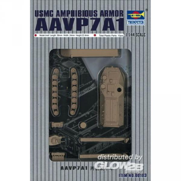 Military vehicle model: Amphibious armored vehicle AAVP7A1  - Trumpeter-TR00103