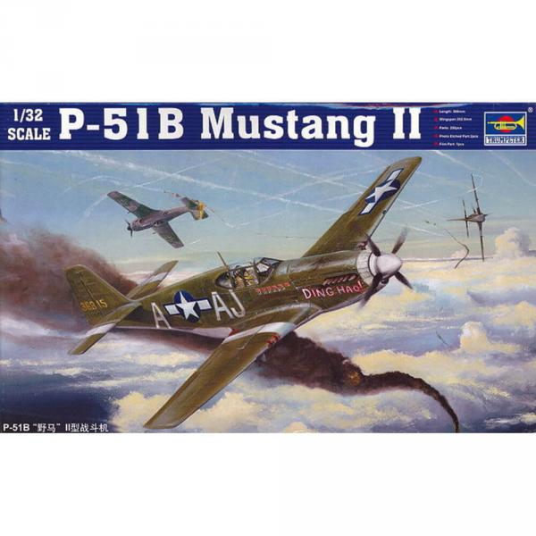 Mustang P-51B - 1:32e - Trumpeter - Trumpeter-TR02274