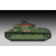 Maquette char :  Soviet T-28 Medium Tank (Soudé) 