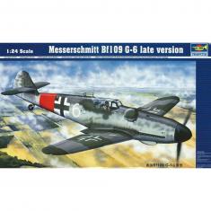 Maquette avion : Messerschmitt Bf 109 G-6 späte Version 