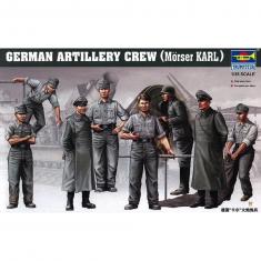 Figurines militaires : Artilleurs allemands «Karl»