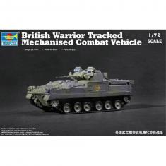 Maqueta de tanque: Vehículo de combate mecanizado con orugas British Warrior 