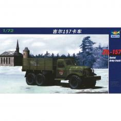 Maquette véhicule militaire : Camion de l'armée soviétique ZIL-157 