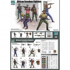 Figurines militaires : Combattants africains de la liberté