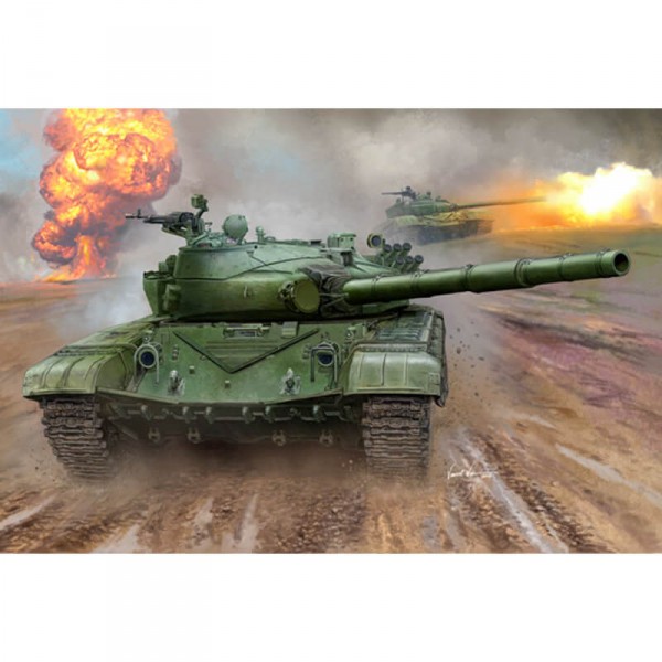Model tank: Russian tank T-72B MBT - Trumpeter-TR00924
