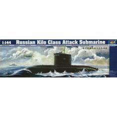 Submarine model: Russian Kilo class attack submarine