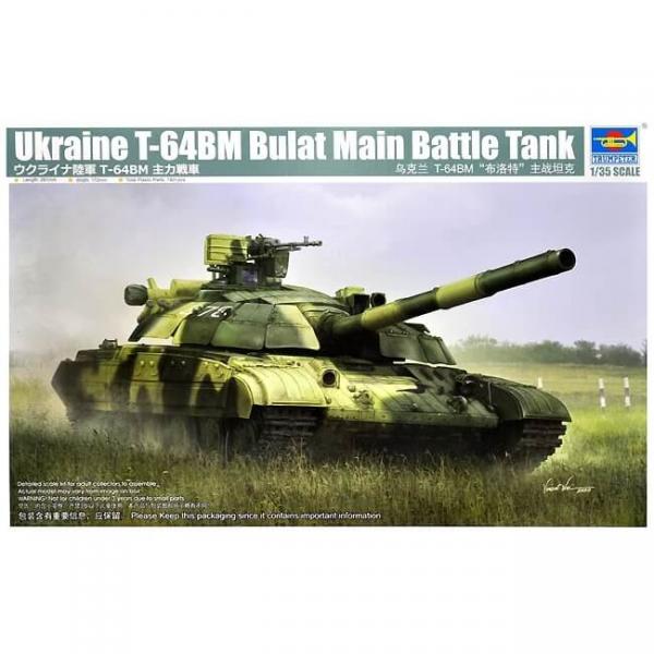 Ukraine T-64BM Bulat Main Battle Tank - 1:35e - Trumpeter - 9592