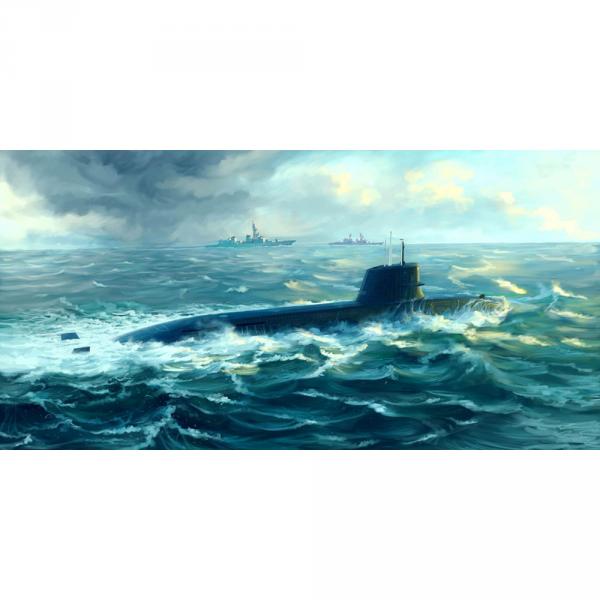 Submarine model: Japanese Soryu class attack submarine - Trumpeter-TR05911
