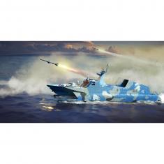 Maquette bateau : Bateau lance-missiles PLA Navy Type 22 
