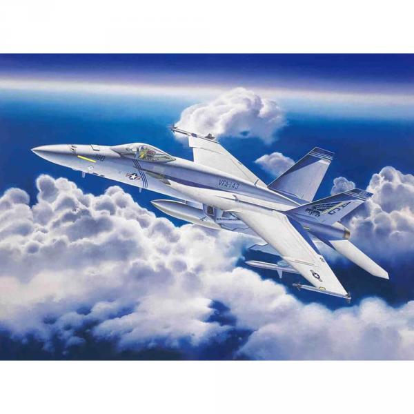 Maqueta de avión: F / A-18E Super Hornet  - Trumpeter-TR03204