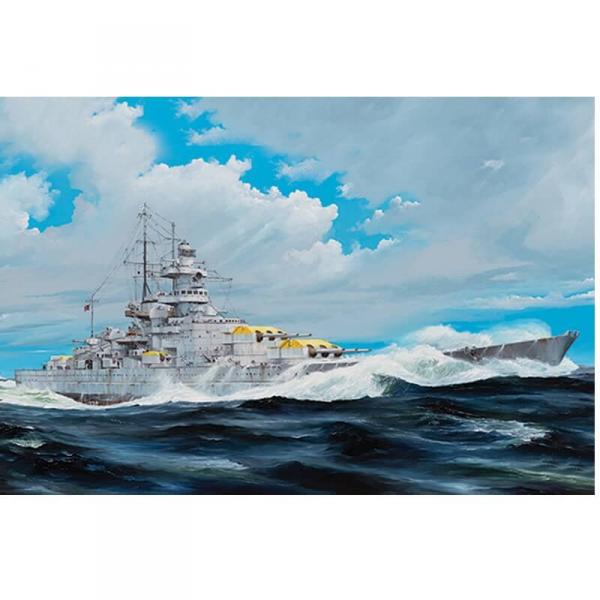 Schiffsmodell : Deutsches Schlachtschiff Gneisenau - Trumpeter-03714