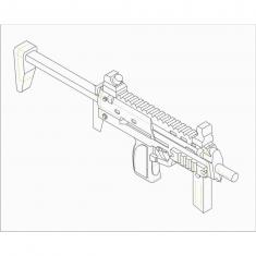 German Firearms Selection-MP7 (6 guns) - 1:35e - Trumpeter