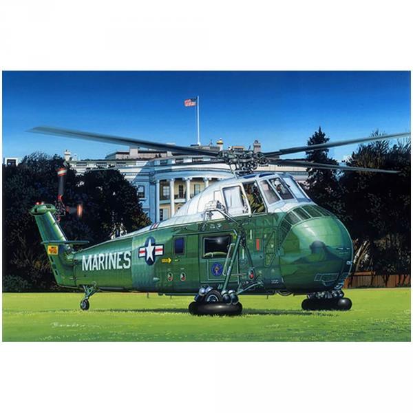Maquette hélicoptère : VH-34D Marine One - Trumpeter-02885