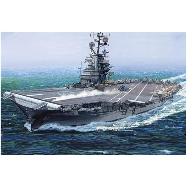 Maquette bateau : Porte-avion USS Intrepid CV-11 - Trumpeter-05618