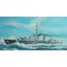 Maquette bateau : Destroyer de classe tribale HMS Zulu (F18) 1941