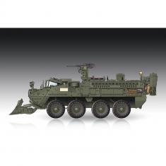 Maquette véhicule militaire : Véhicule M1132 Stryker Engineer Squad avec SOB