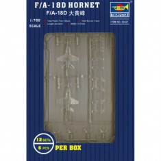 Aircraft model kits: Set of 12 F / A-18D Hornet mini planes