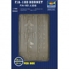 Maquettes avions : Set 12 mini avions F/A-18D Hornet