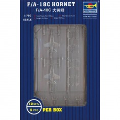 Maquettes avions : Set 12 mini avions F/A-18C Hornet