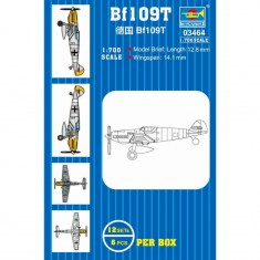 Aircraft model kits: Set 12 mini planes Bf109