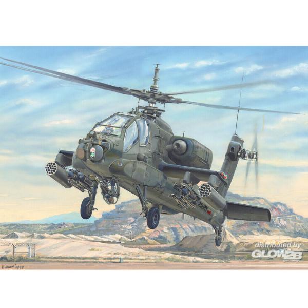 Maquette Hélicopter Militaire : AH-64A Apache Early - Trumpeter-5114