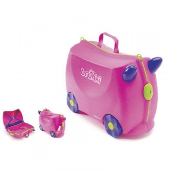 Valise à roulettes trunki : Trixie rose - Trunki-9220006