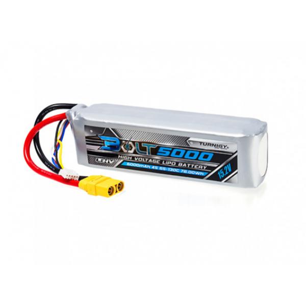 Batterie Lipo Turnigy Bolt 5000mAh 4S 65C-130C XT90 - Bolt-5-4S-65C