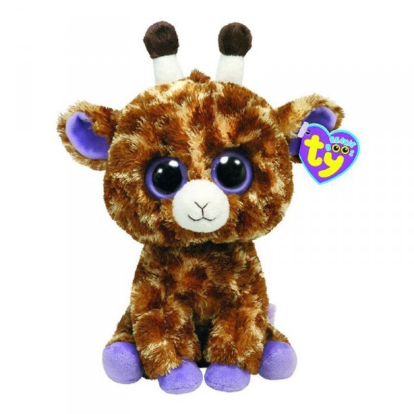 Peluche TY Beanie Boo's Small : Safari la girafe - BeanieBoos-TY36011