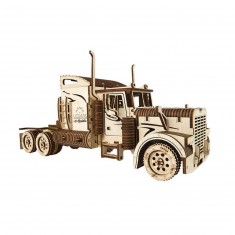 Modelo de madera: camión pesado, modelo mecánico.