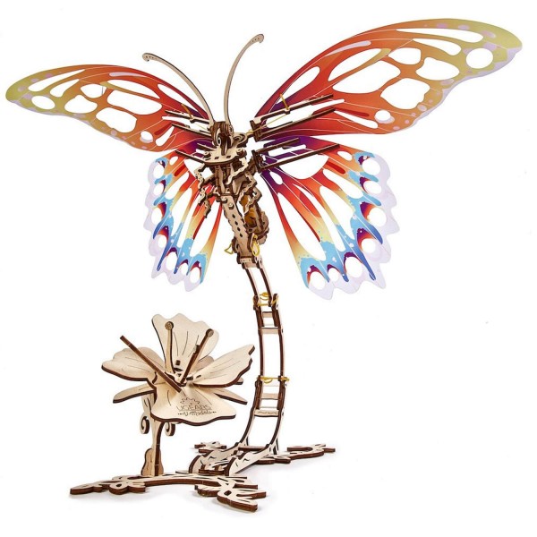 Wooden model: Butterfly - Ugears-8412950