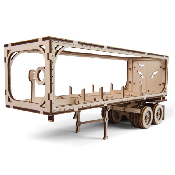 Wooden model: Heavy-duty trailer - Ugears-8412087
