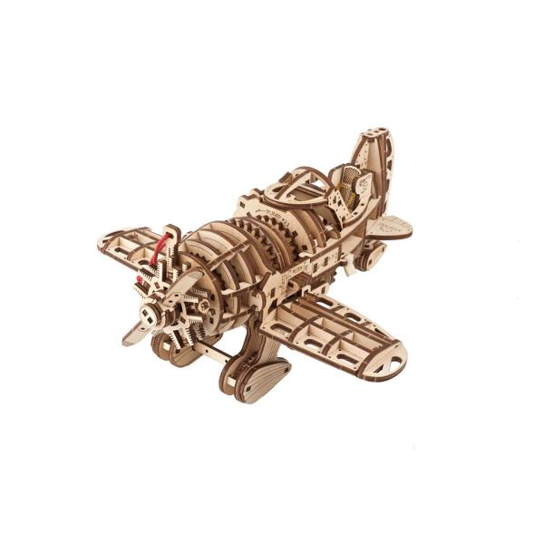 3D-Holzpuzzle: Plane Mad Hornet - Ugears-8412155