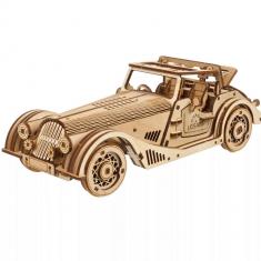 Wooden model: "Fast Mouse" sports car