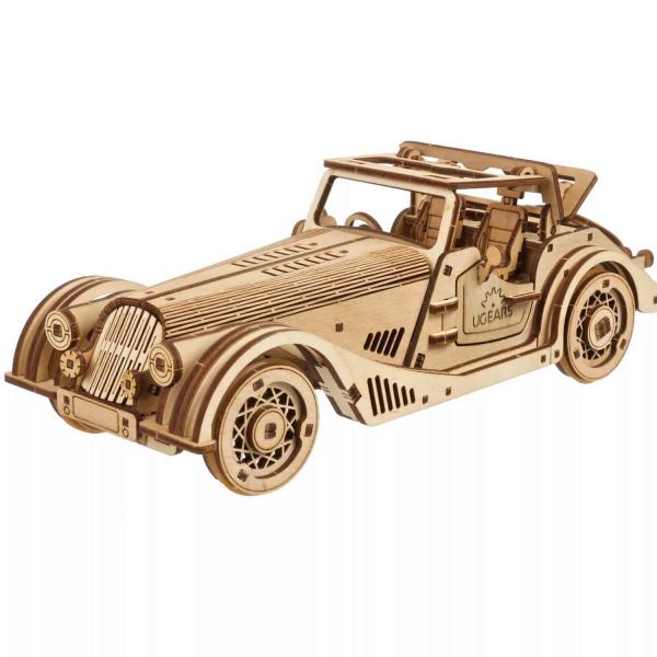 Wooden model: "Fast Mouse" sports car - Ugears-8412174