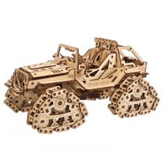 Wooden model: All-terrain vehicle