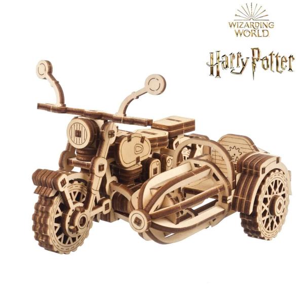 Wooden model: Hagrid's flying motorcycle: Harry Potter - Ugears-8412181