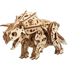 Wooden model: Triceratops