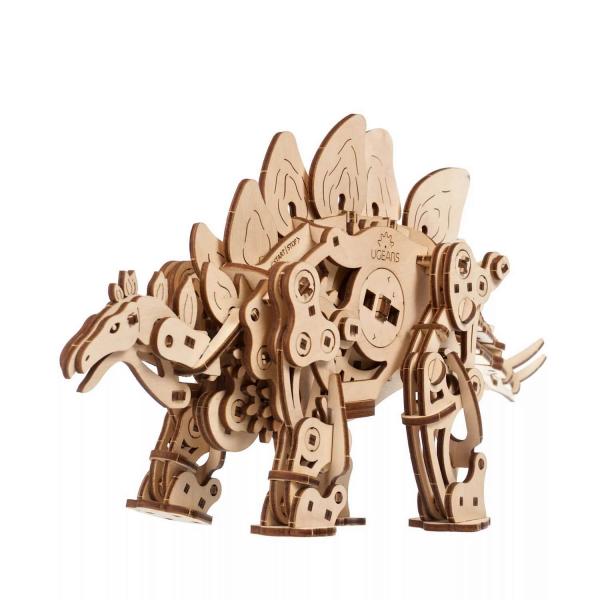 Wooden model: Stegosaurus - Ugears-8412189