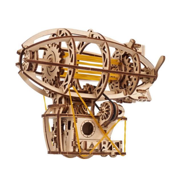 Maqueta de madera: dirigible mecánico steampunk - Ugears-8412191