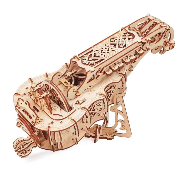 Wooden model: Hurdy-gurdy, Hurdy-gurdy, mechanical model - Ugears-8412064