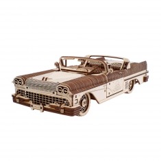 Maquette en bois voiture : Cabriolet VM-05, modèle mécanique