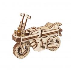 Wooden Model: Compact Motorcycle Folding Scooter